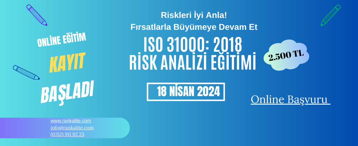ISO 31000 Risk Analiz Eğitimi